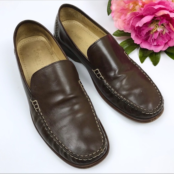 Cole Haan Other - Cole Haan Resort Brown Leather Loafer Moccasin 9.5